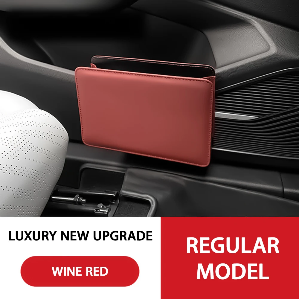 Scatola portaoggetti multifunzionale per porta auto pieghevole per cestino per auto, scatola portaoggetti in pelle appesa sul retrò del sedile, accessori interni per automobili: Argento