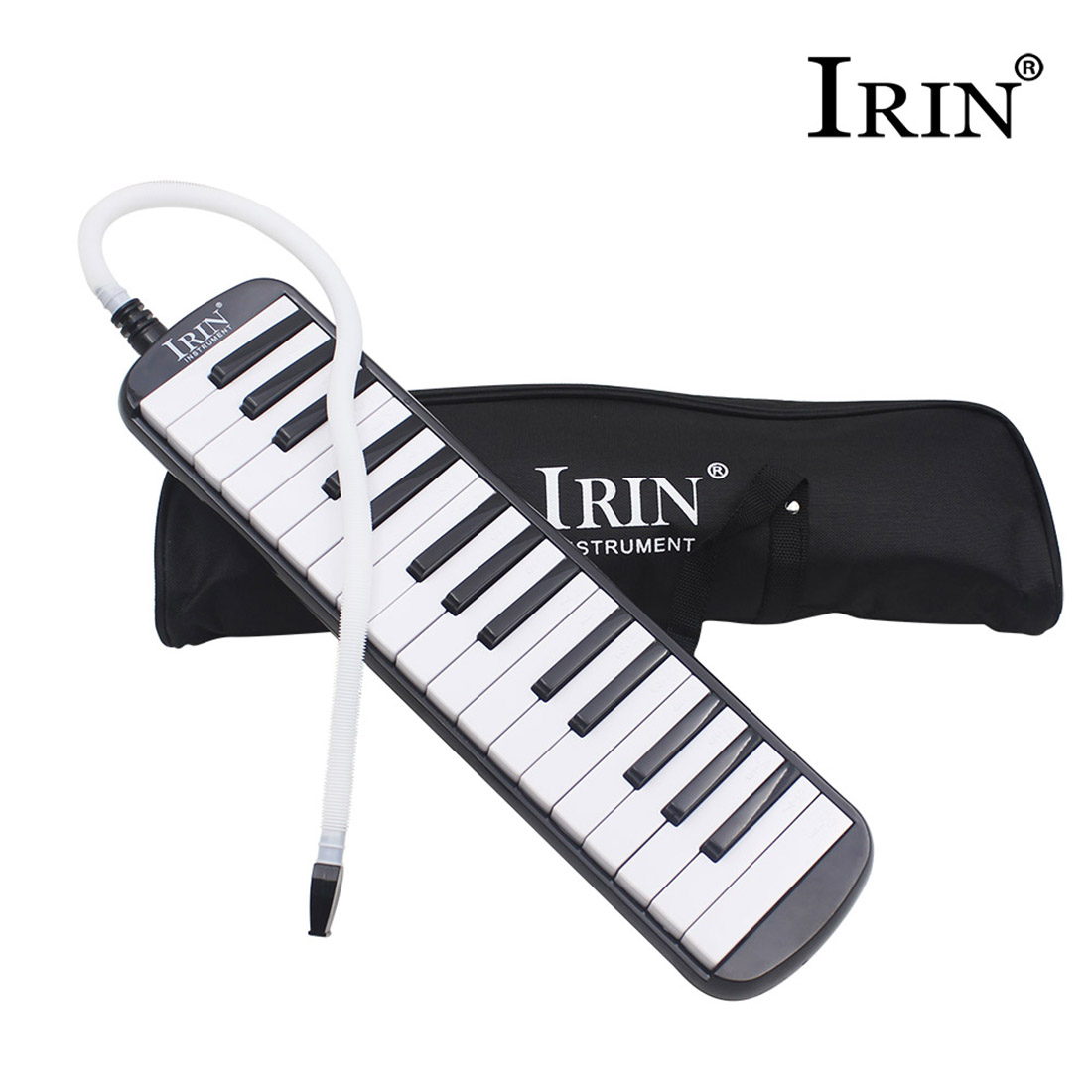 IRIN 32-toetsen mondharmonica Melodica ABS piano met tas Draagbaar mondharmonica voor muziekliefhebbers en beginners Toetsenbordinstrumenten