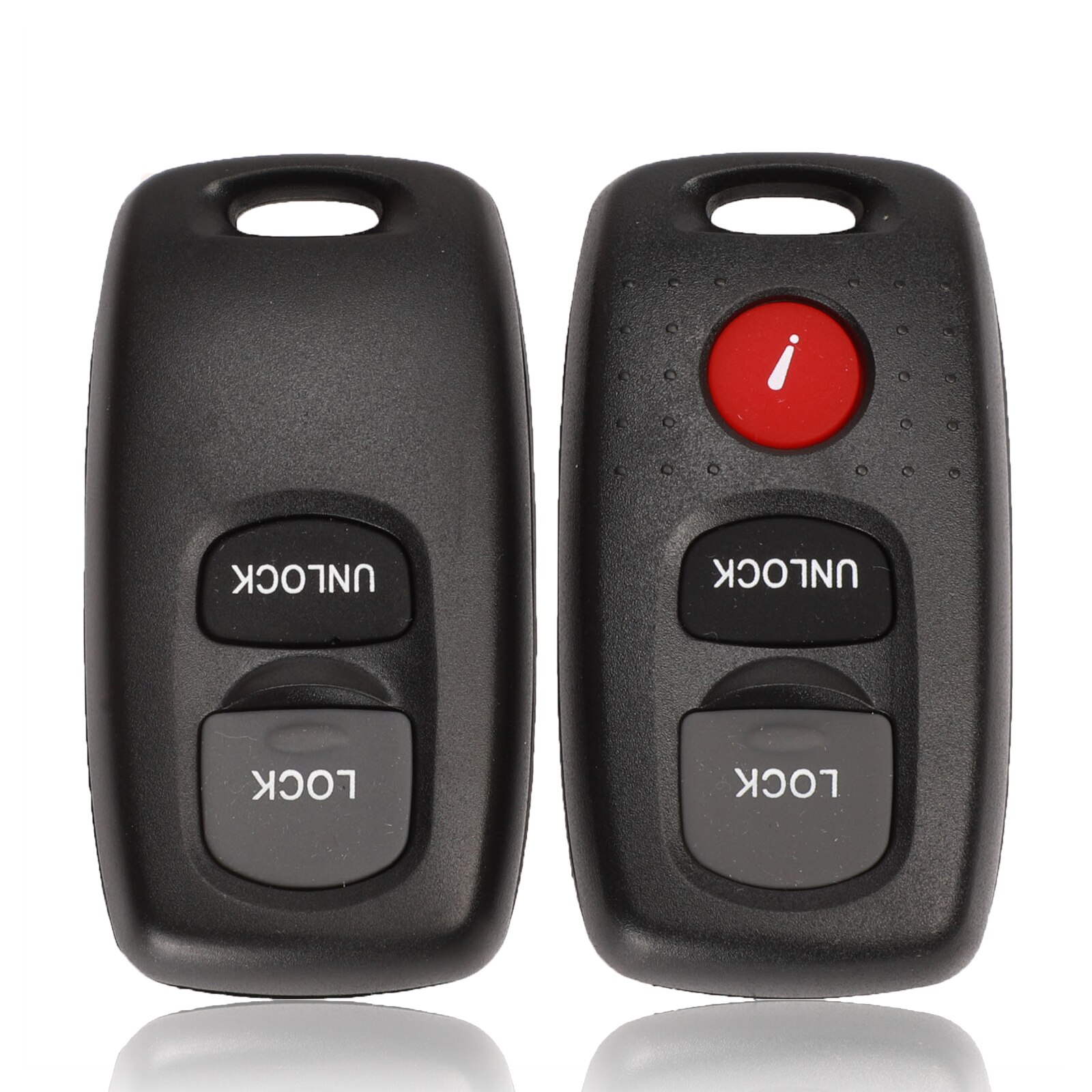 Bilchave Vervanging 2/3 Knoppen Keyless Entry Remote Key Shell Fob Voor Mazda 2 3 6 Serie 2004 2005 2006 2007