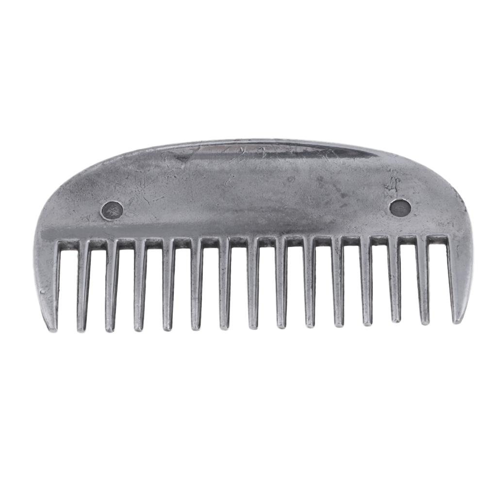 Stainless Steel Equestrian Curry Comb Horse Grooming Brush Equine Men Women Horse Riding Gear Outdoor Sports Tool