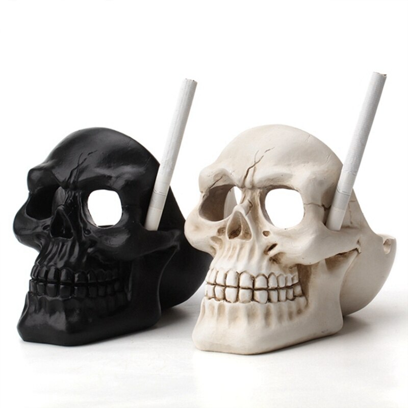 Terror Skull Ashtray Resin Decoration Ashtray Home Office Bar Decoration Crafts Decoration Men'S