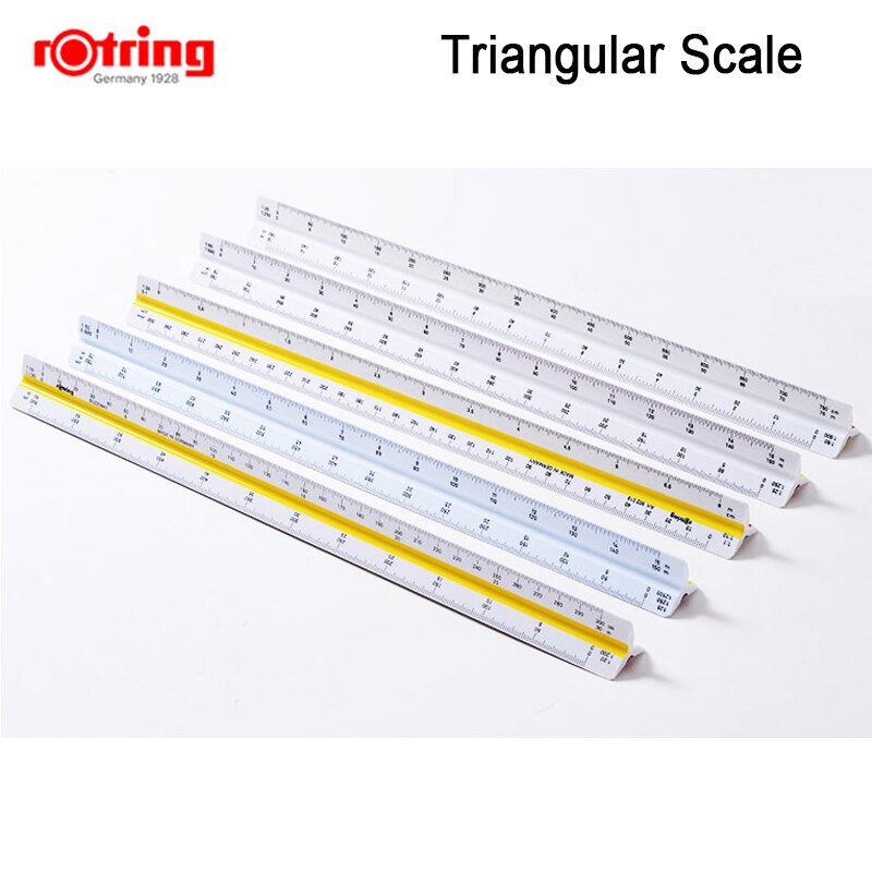 Rotring règle à échelle triangulaire 30cm, outils de dessin d'ingénierie
