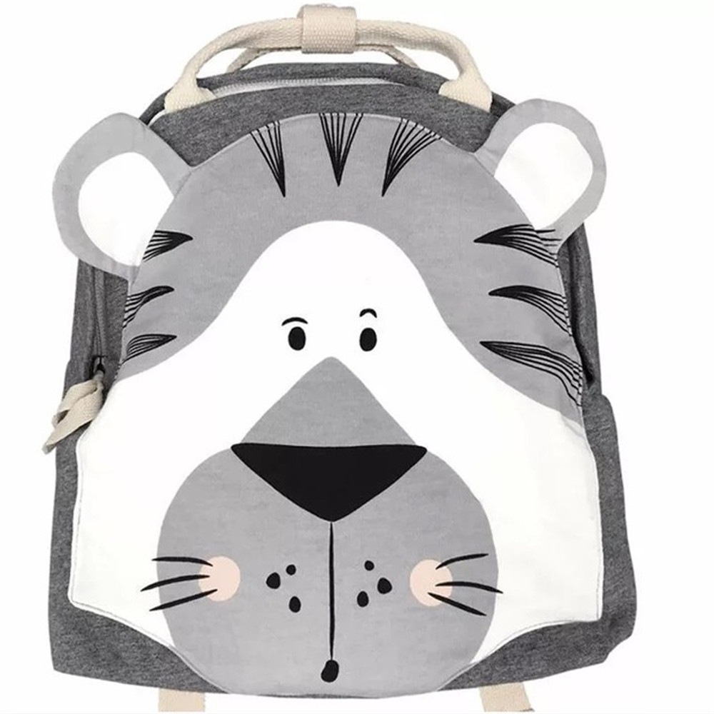 Sac à dos pour enfants, animaux, sac d&#39;école pour garçons et filles en bas âge, maternelle, dessin animé lapin papillon: tiger