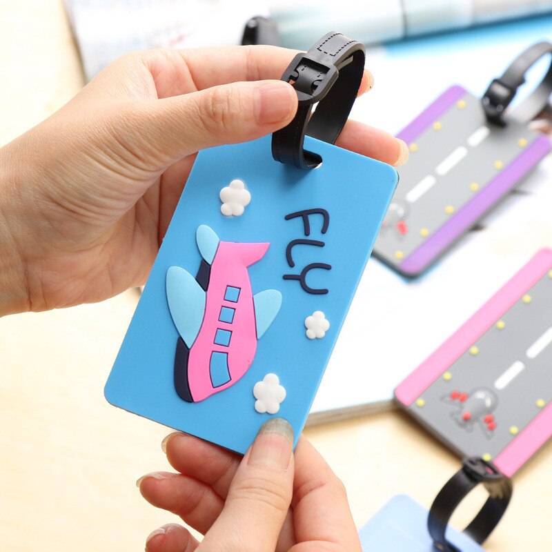 Luggage&bags Accessories Cute Novelty Rubber Funky Travel ID Addres Holder Label Straps Suitcase Luggage Tags