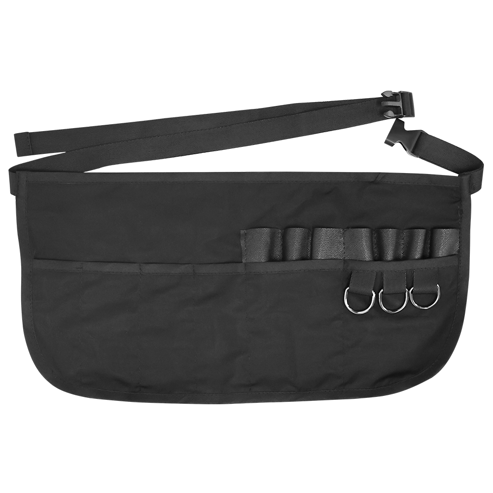 Delantal de salón de belleza con bolsillos para mujer y hombre, delantal de peluquería , Material de peluquero, estilista, accesorios de Barista: Verde claro