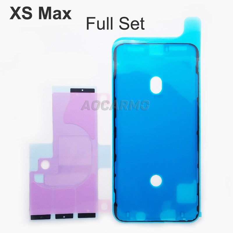 Pegamento adhesivo para teléfono móvil iPhone, pegatina impermeable con marco de pantalla Lcd para iPhone 6S 6SP 7 7P 8 8P Plus X XS XSmax XR