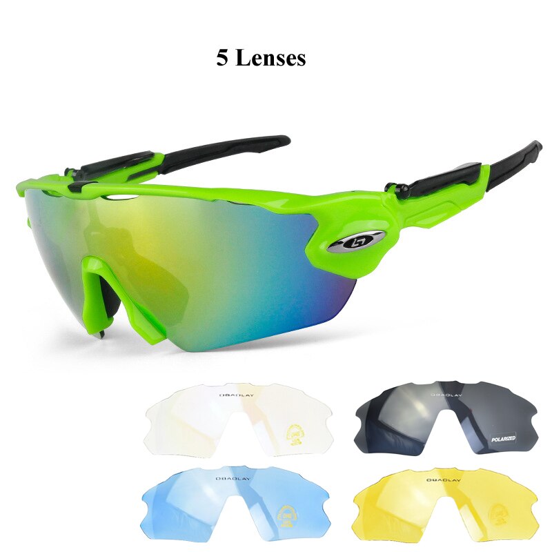 Hombre gafas de ciclismo polarizadas gafas de sol de ciclismo gafas de bicicleta MTB gafas deportivas de bicicleta con marco de miopía