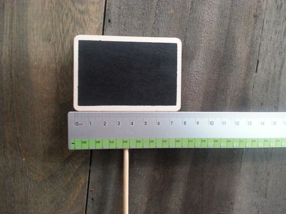 Gemengde vorm zwart bord voor bloempot in de tuin, naambord, prijsbord, idee voor tuin en feest