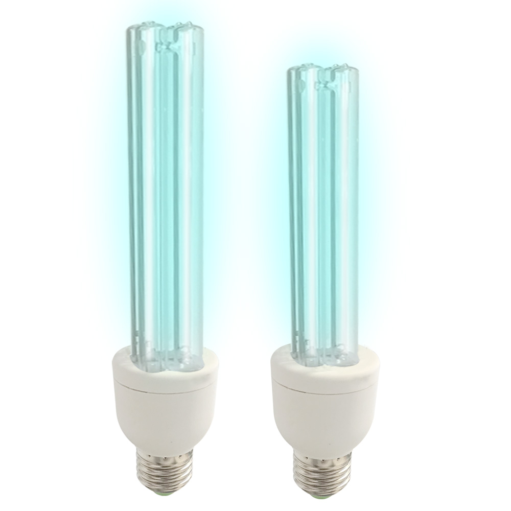 Lámpara de cuarzo germicida, luz Led UVC de V, 110V, 15/25W, lámpara germicida E27, mata bacterias de ácaros y Virus, novedad de 220