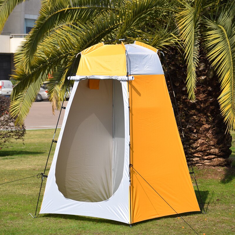 Toilet telte bærbart udendørs brusebad bad telt omklædningsrum vandtæt camping telt læ strand privatliv