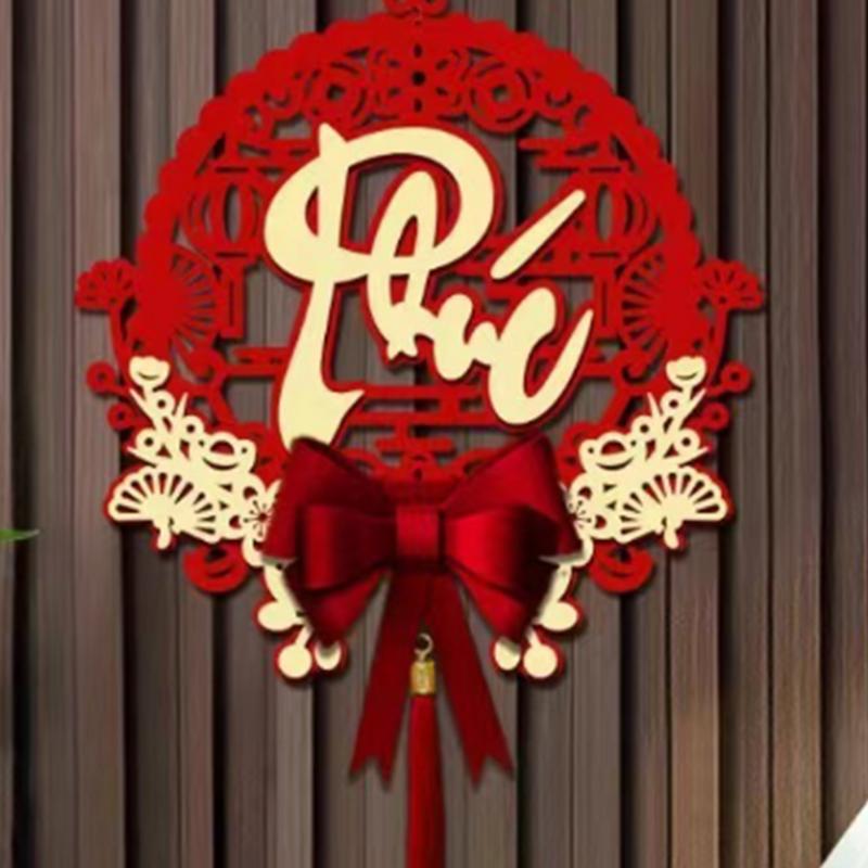 Vietnamese Year Decorations Red Year Home Decoration Spring Festival Decorations Unique Decorative Ornaments Lucky