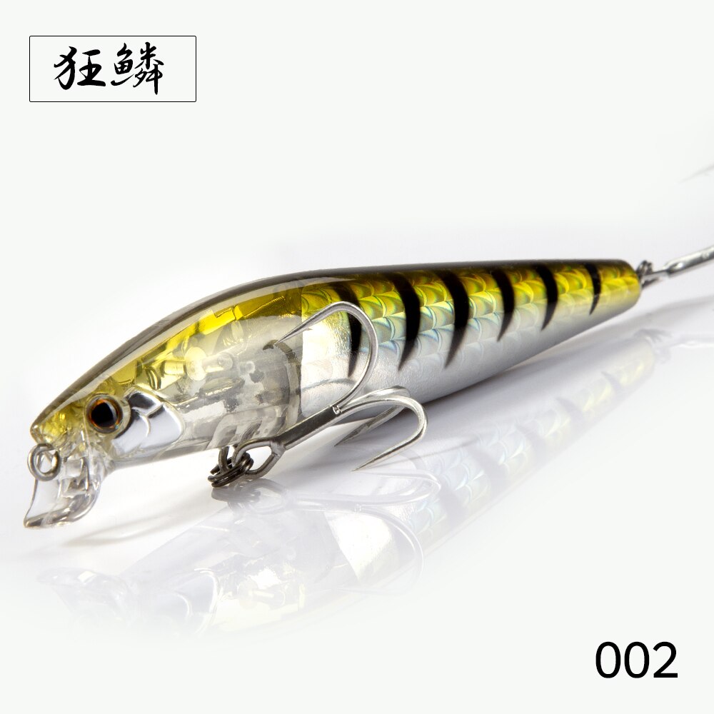 Hunthouse ekssence grunt assassin slider ørekyte fiske lokke 99mm 15g 99f flash wolfram vekt skyvesystem flytende agn: 002