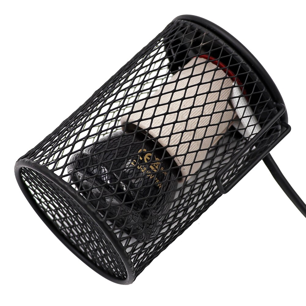 E27 kæledyr varmelampe til skildpadde slange firben infrarød keramisk emitter varme lys 50w/75w/100w krybdyr lampe reptil lys eu stik
