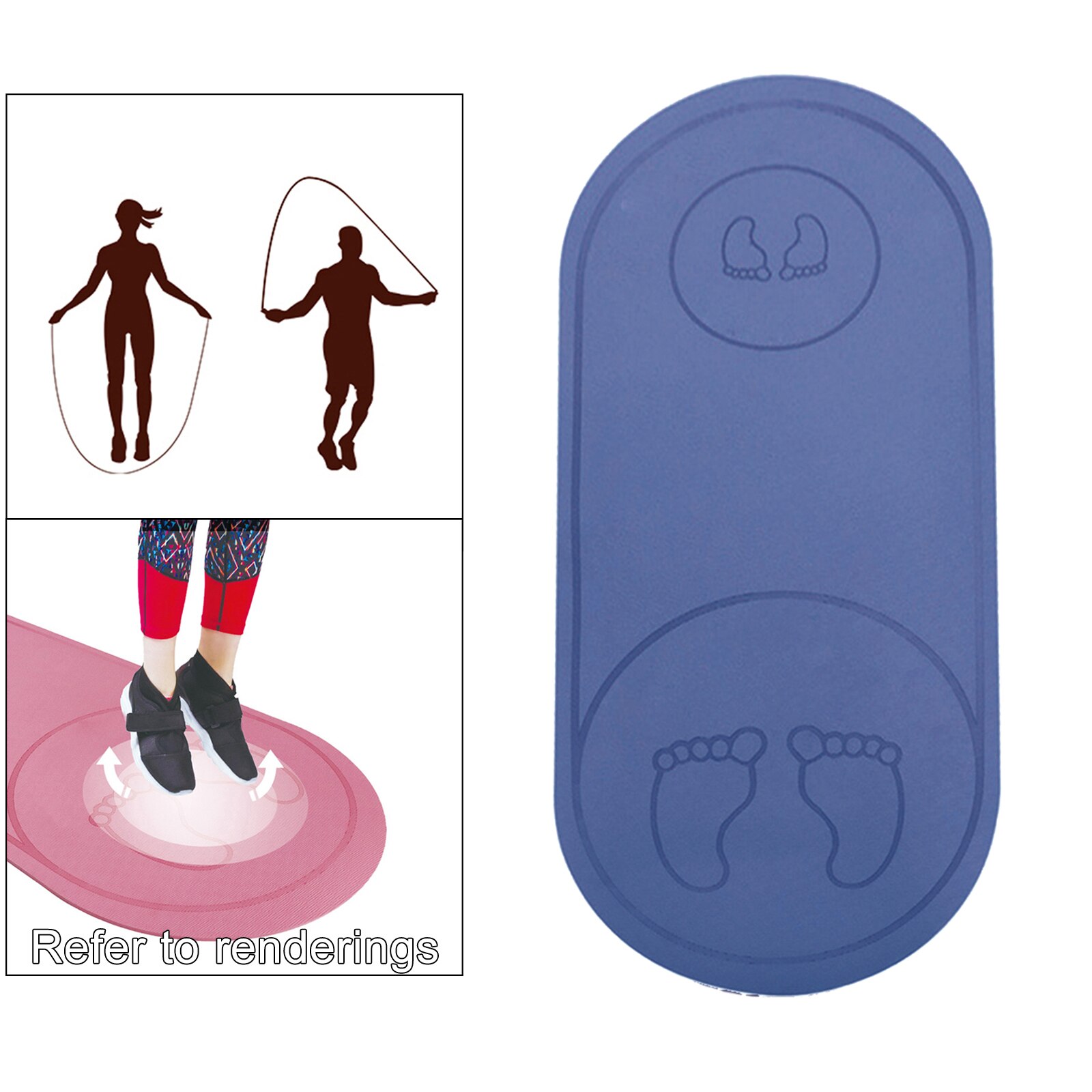 Rutschfeste indoor-springmatte, stoßdämpfende fitnessmatte, yogamatte für das heim-fitnessstudio