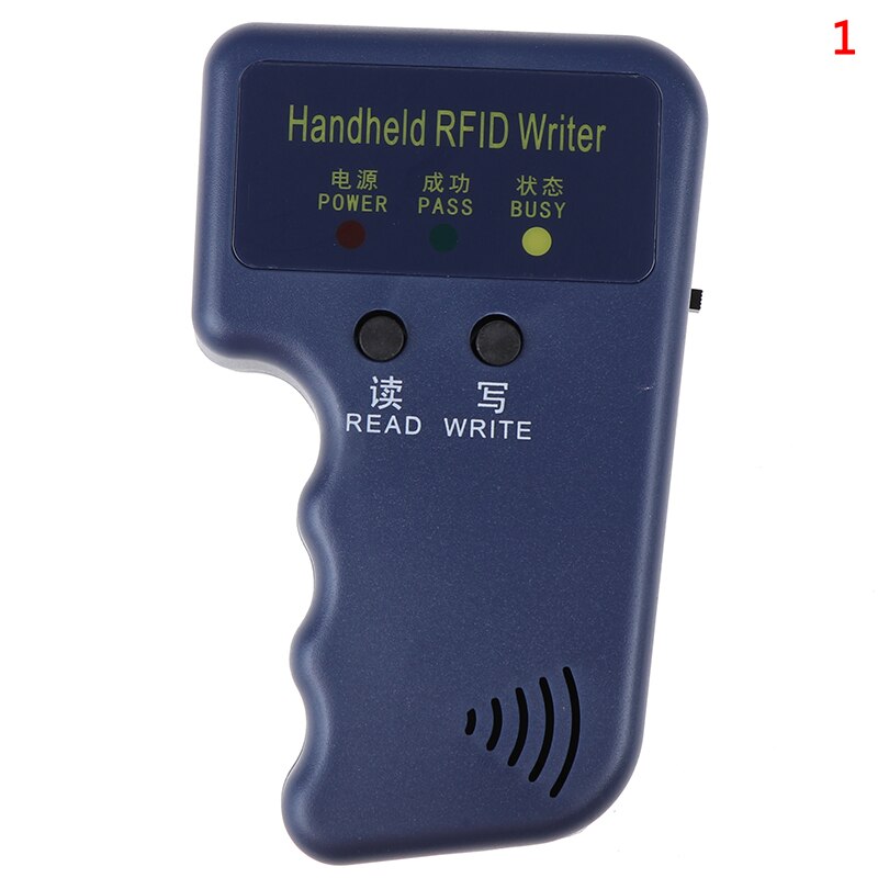 125 khz handhållen rfid-skrivare/kopiator/läsare/duplikator med 10 st id-taggar: A1