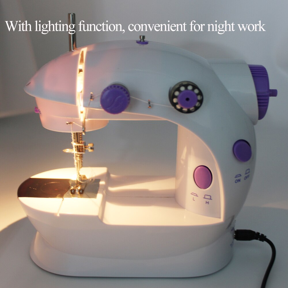 Draagbare Electrec Naaimachine Set Steek Naaien Handwerken Cordless Kleding Stoffen Led Handheld Naaimachines