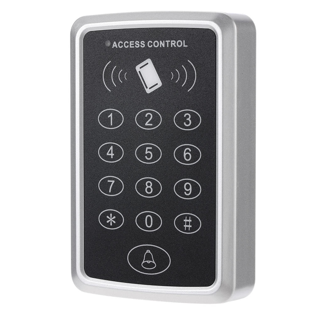 125KHz Single Door Proximity RFID Card Access Control System Keypad Include 10pcs ID Keyfobs