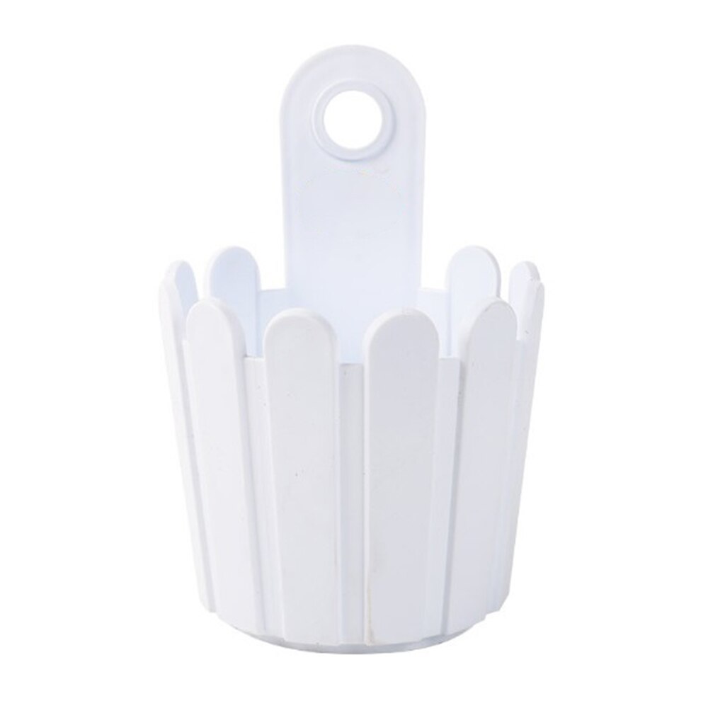 2 Pcs Stackable Hanging Flower Pot Mini Stacking Garden Vertical Plant For Veg Herb Fruit Indoor Outdoor All Season Home Decorp: Round flower pot