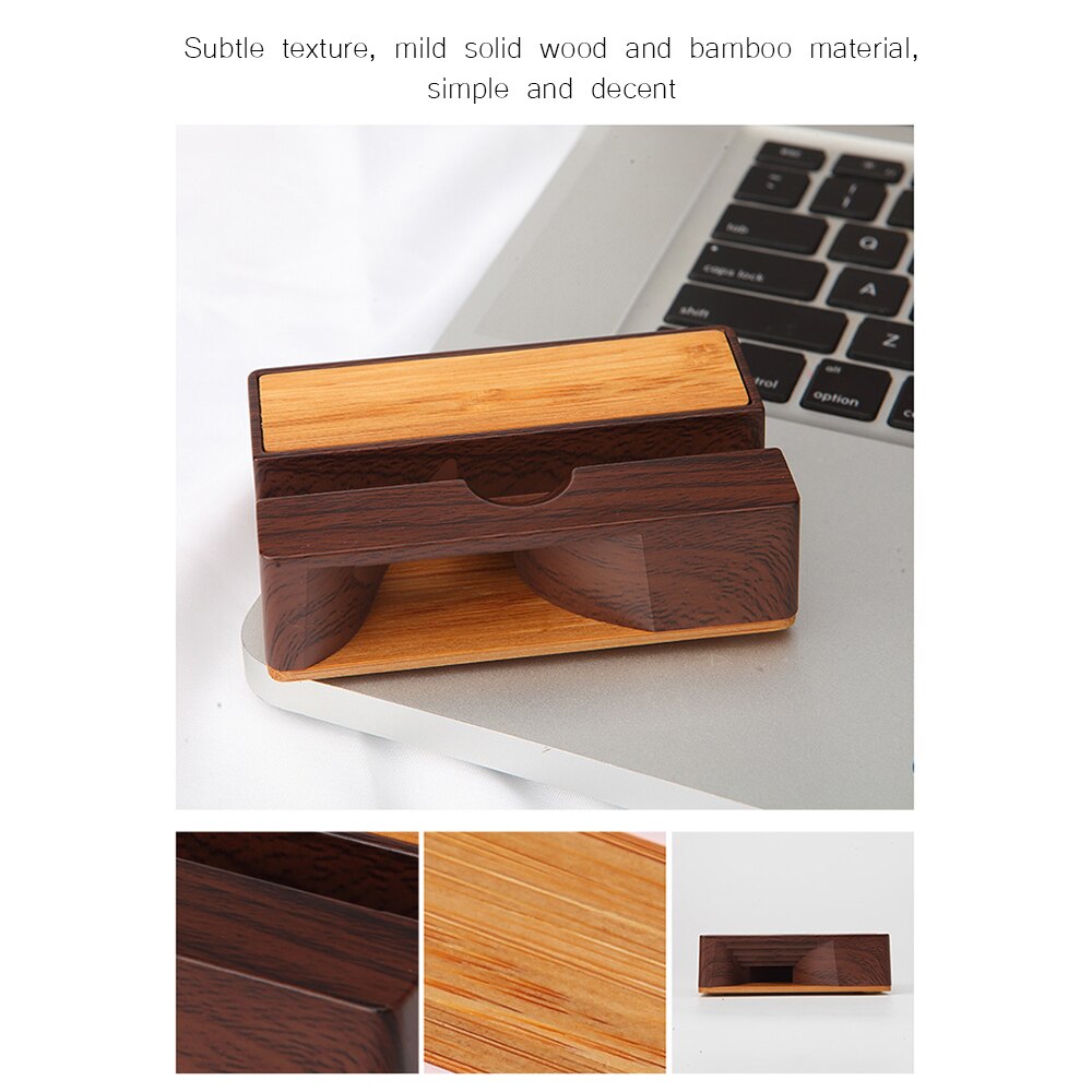 Mobile Phone Loudspeaker Speaker for iPhone Samsung Sony Wooden Color Holder Sound Amplifier Multifunctional Desktop Stand