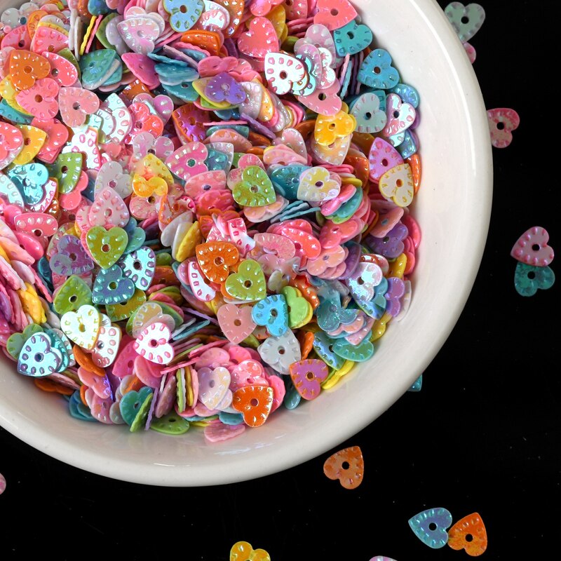 20 G/zak Liefde Herat 5Mm Pvc Confetti Glitter Pailletten Voor Ambachten Nail Art Decoratie Pailetten Sequin Diy Naaien Accessoires: 20g