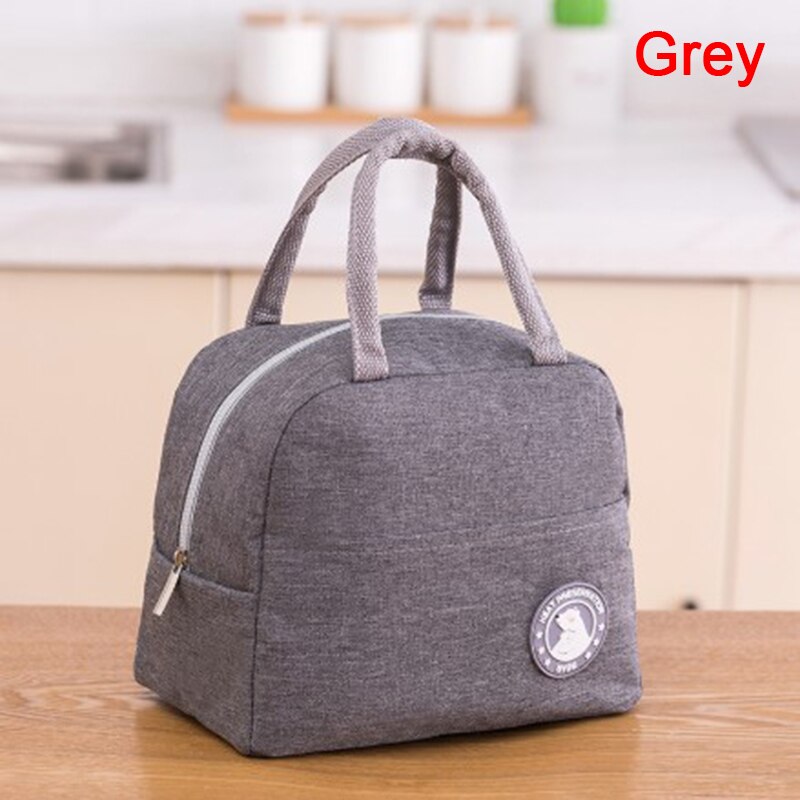 Bento Pouch Dinner Container School Food Storage Bags Portable Lunch Bag Thermal Insulated Lunch Box Tote Fresh Cooler Handbag: 4