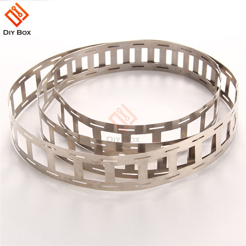 1 Meter Nickel Strip 18650 Lithium Battery Pack Making Nickel Strips Battery Connection Nickel Strip 0.15 * 27mm Punching