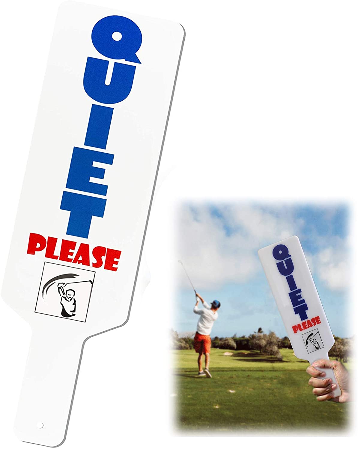 Funny Tool Golf Quiet Sign Upgrade Practice Signs Golfer Aid Training Accessories Golfing Perfect