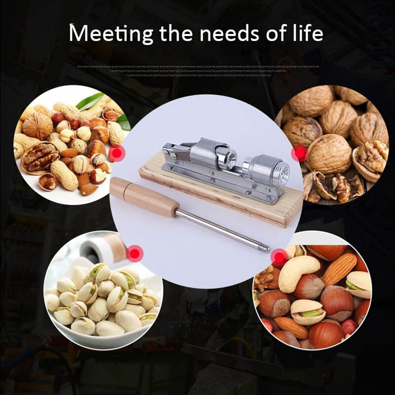 1pc Heavy Duty Pecan Filbert Walnut Nut Hazelnut Hazel Cracker Nutcracker Clamp Plier Sheller Crack Almond Kitchen Clip Tool
