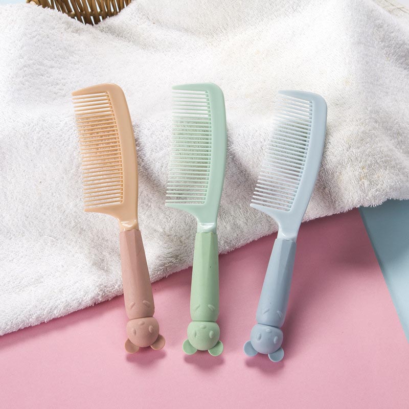 1Pc Cartoon Konijn Massage Detangling Hair Brush Hoofdhuid Haar Kam Detangling Borstel Voor Haar Borstel Meisje Kind Willekeurige Kleur: 02 1pc random