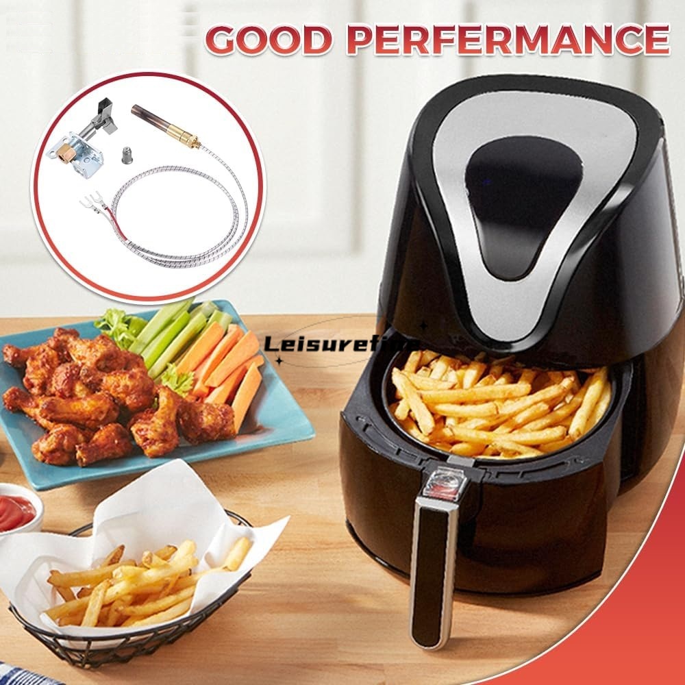 1kit Pilot Burner Thermopile Assembly Natural Gas & Propane Orifice 750 mv for Cecilware Fryer Imperial Fryer Series VULCAN HART