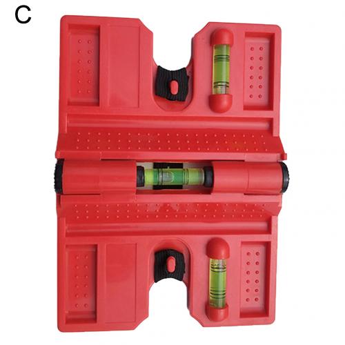 120 mm Adjustable Post Spirit Level Fence Magnetic Horizontal Vertical Folding Tool 90 Degree Foldable Cylinder Magnetic Level: Adjustable angle