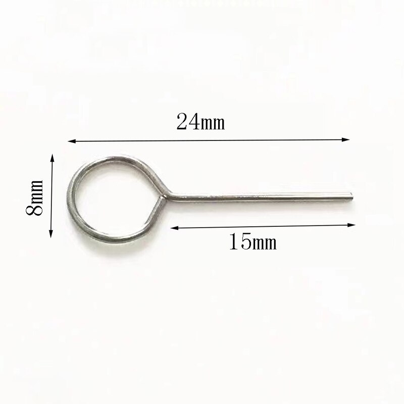 500pcs/lot Sim Card Tray Pin Eject Removal Tool Needle Opener Ejector For Mobile phone