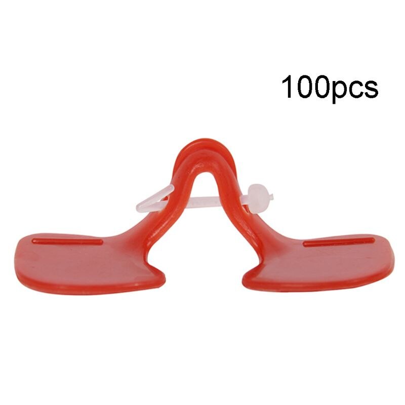 100pcs Chicken Eye Glasses Livestock Avoid Anti-pecking Goggles Bolt for Poultry