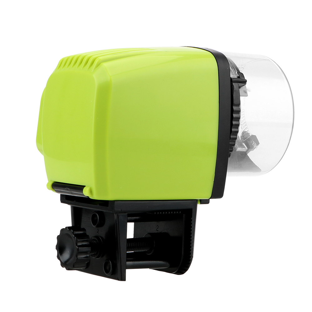 Automatische vistimer, voederautomaat, draagbare visvoeder, gereedschap, voer, digitaal display, plastic, 1 stuk, thuisaquarium