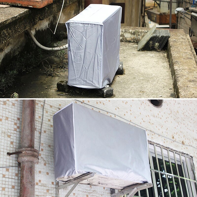 Airconditioner Cover Anti-Dust Anti-Sneeuw Waterdicht Zonneplek Conditioner Protectors Voor Outdoor FAS6