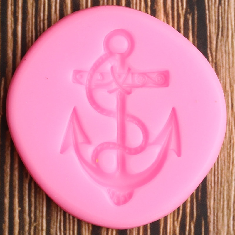 Anker silikone form fondant kage dekorationsværktøj polymer ler slik chokolade gumpaste forme køkken bageforme