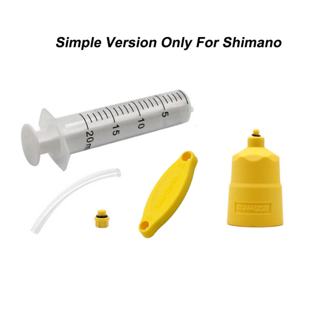 Ezmtb sykkel hydraulisk skivebrems oljebleed kit for shimano magura hope sram avid mula hayes landeveissykkel brems mtb reparasjonsverktøy: Enkel