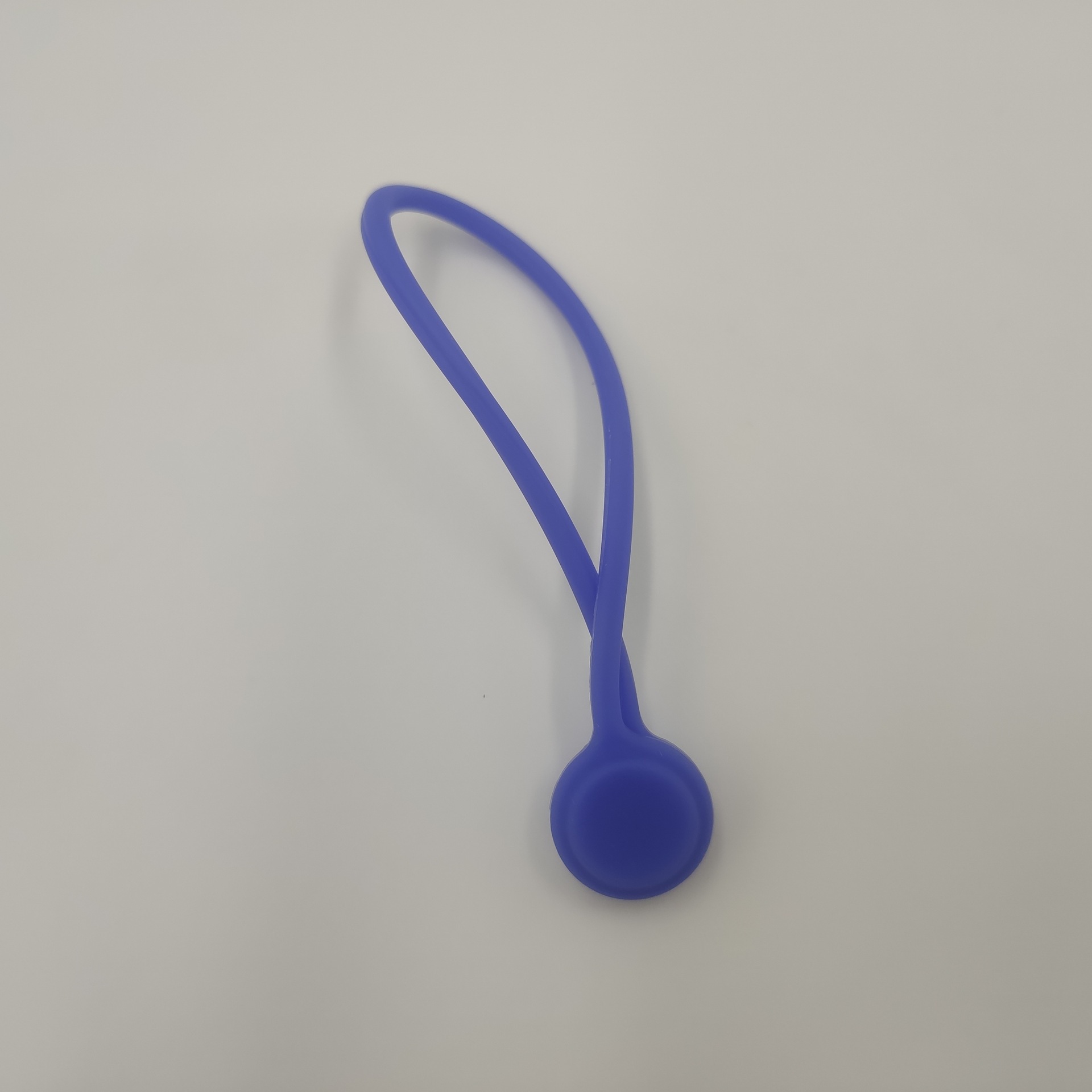 Enrouleur de câble magnétique, 10 pièces, support de bobine magnétique pour téléphone portable, Type casque, casque, organisateur de câbles, stockage de câbles de données: Dark blue