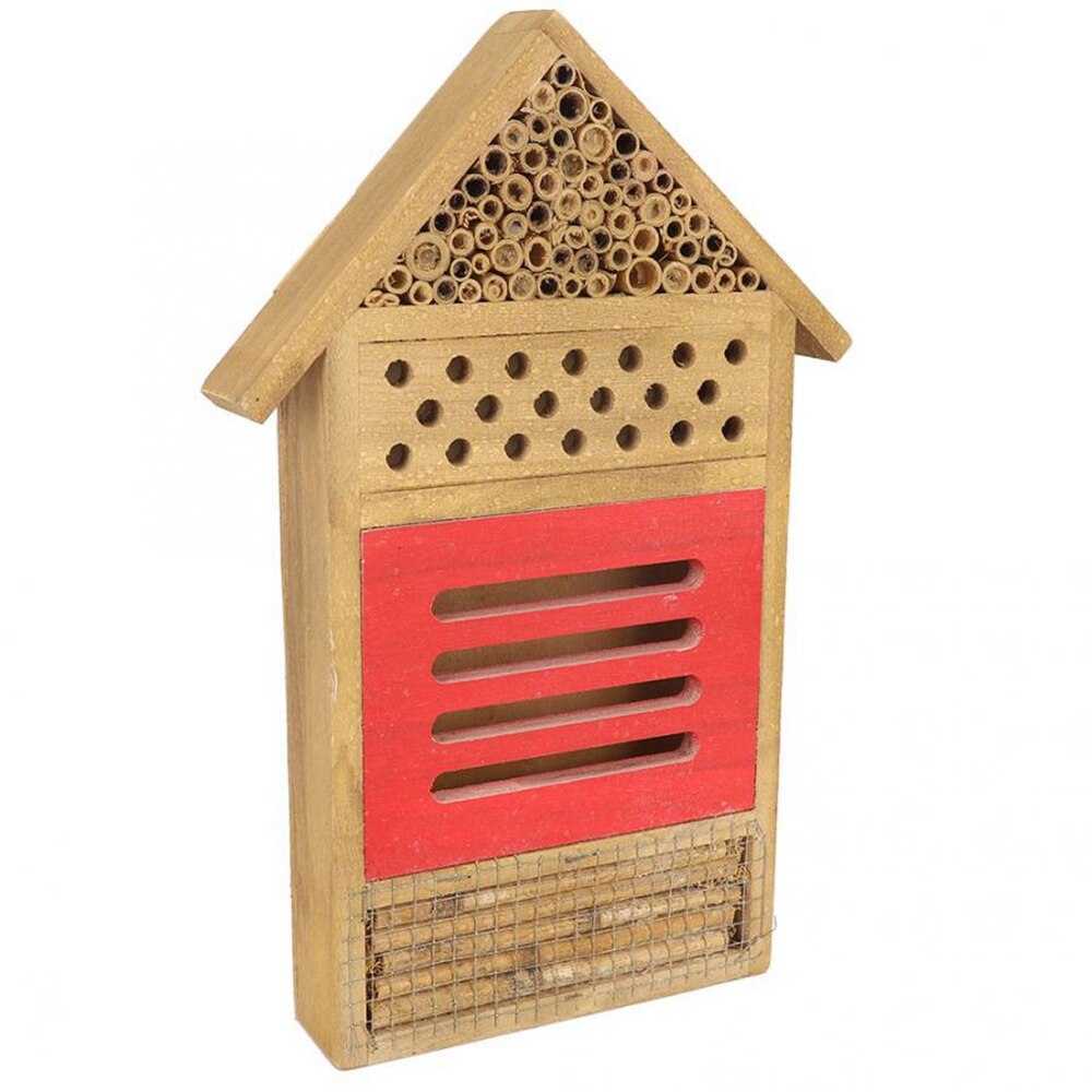 Træ insekt bi hus træ bug værelse hotel ly have dekoration reder boks insekter boks