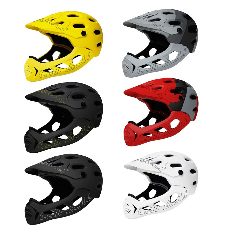 Adult Full Face Motorcycle Off-Road MTB Cross-country Bicycle Extreme Sports Safety Head Protective Helmet
