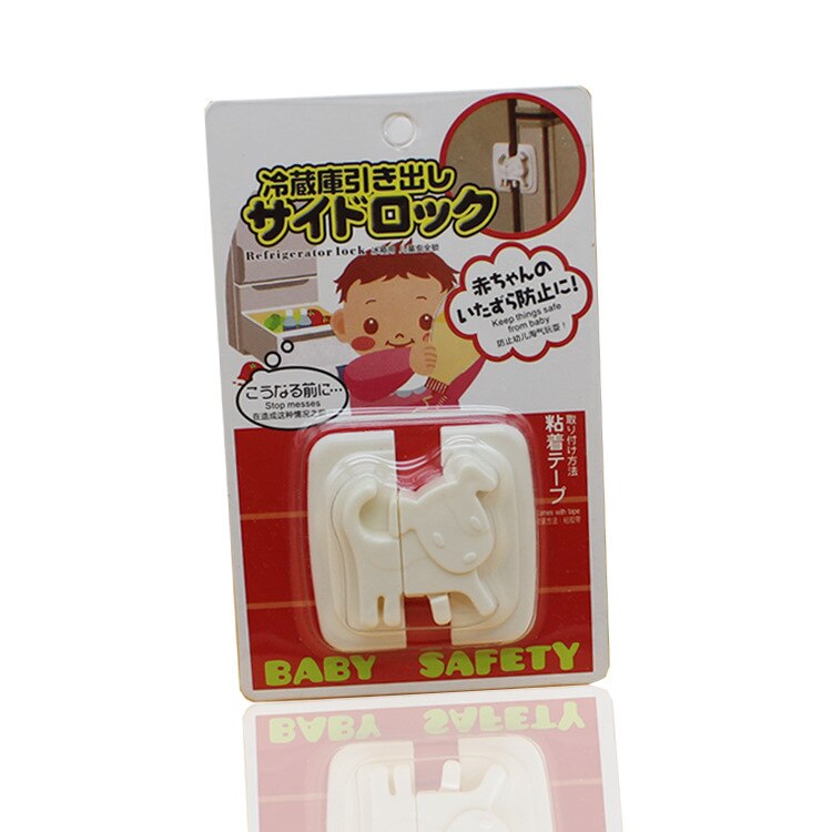 freundlicher Sicherheit Tragbare Kunststoff Kühlschrank Wc Multifunktionale Sicherheit Schloss Baby Sicherheit Schlösser Schrank Tür Zubehör: Weiß
