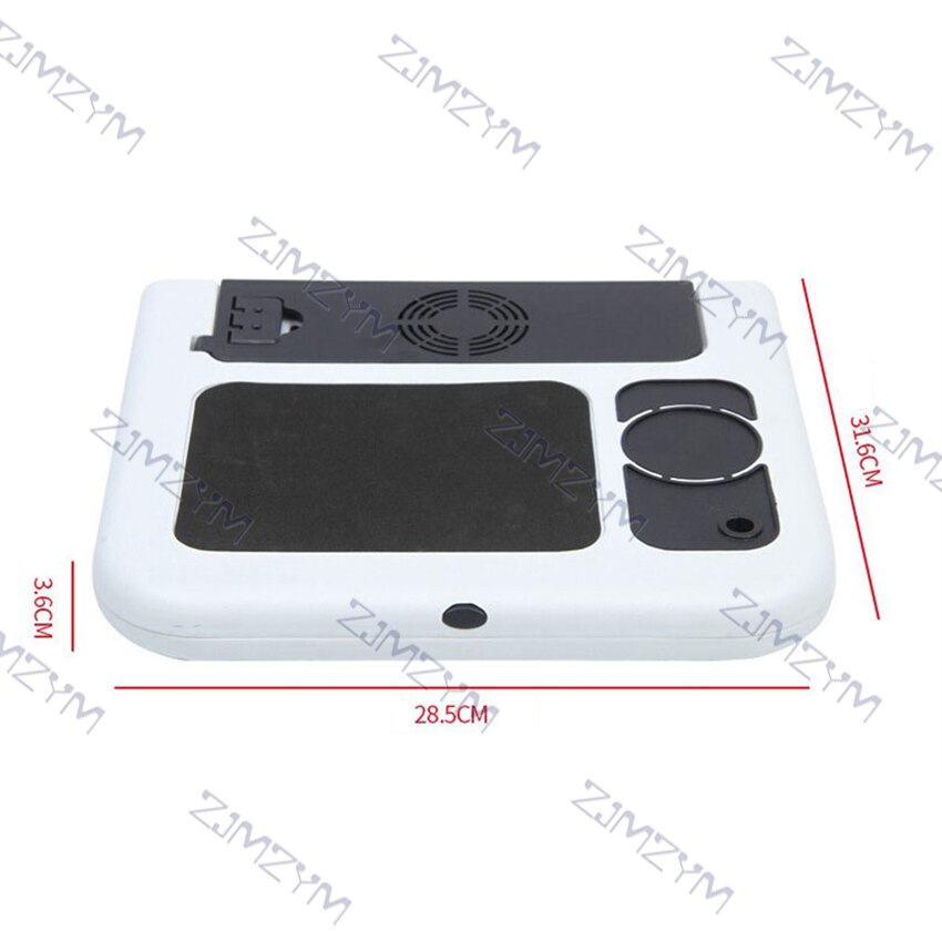 Tragbare Klapp Laptop Schreibtisch Mit Lüfter Einstellbar Bett Lapdesk Computer Tisch Halfter Notizbuch Schreibtisch Stehen Mit Maus Pad