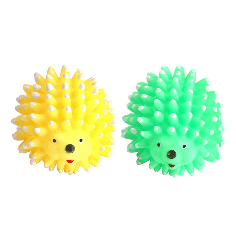 Pet Dog Puppy Cute Hedgehog Shape Doll Interactive Squeaky Chew Play Scratch Toy