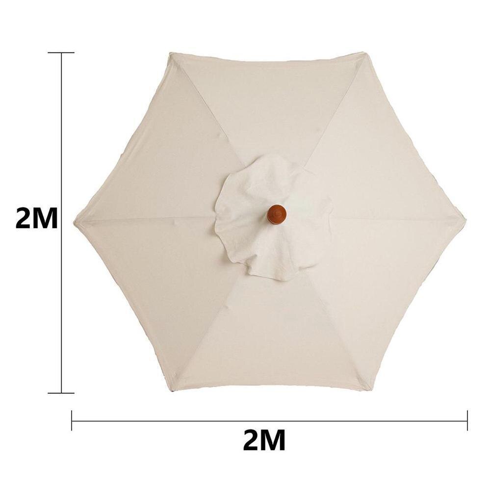 Outdoor Parasol Replacement Cloth Outdoor Umbrella Diy Tent Cover Sunshade Anti-uv Sew Sunshade Canopy 2m Material H4k0