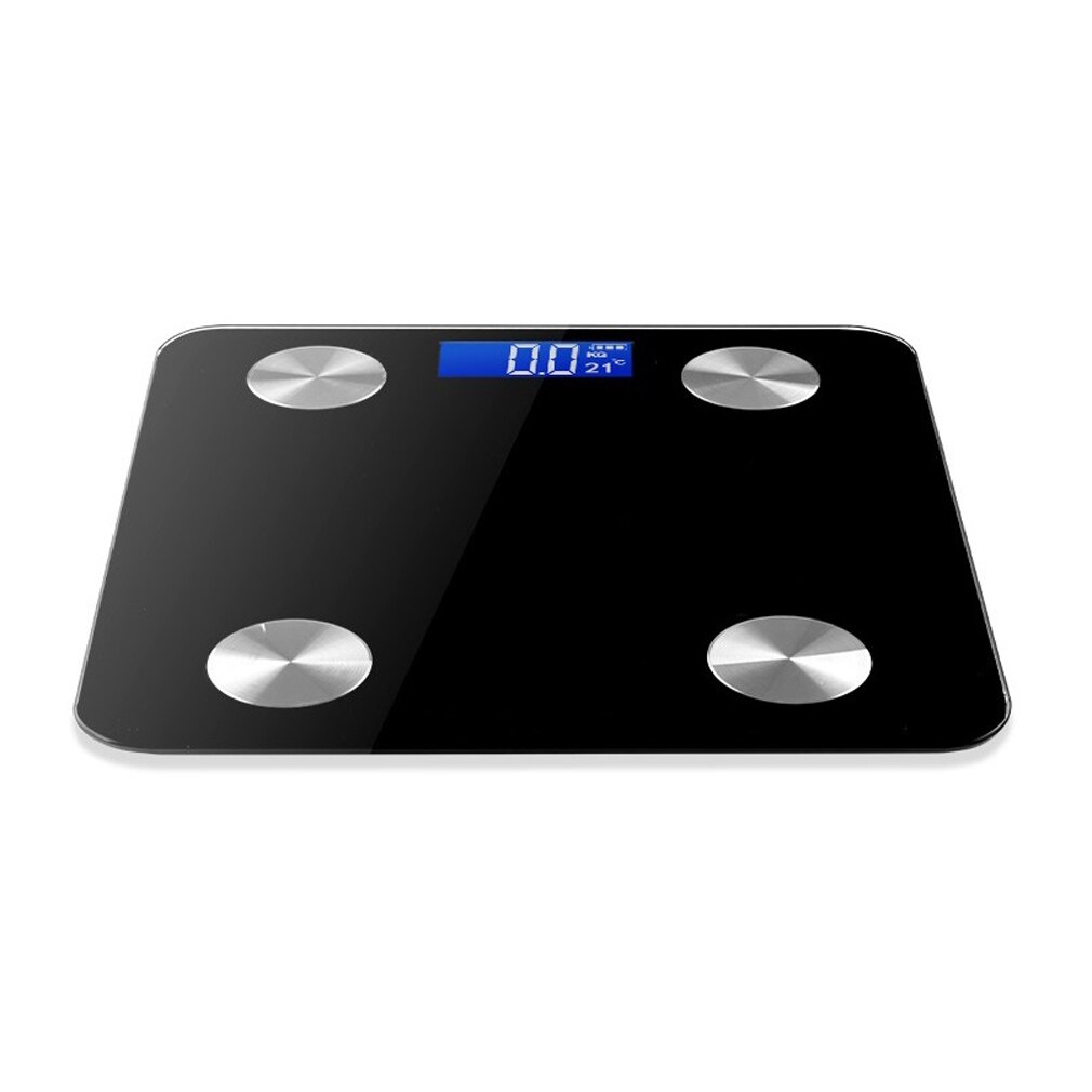 Smart Body Fat Scale Bluetooth Body Composition Analyzer Measurement of Body Weight Body Fat BMI Muscle Hydration (up to 180 kg): Default Title