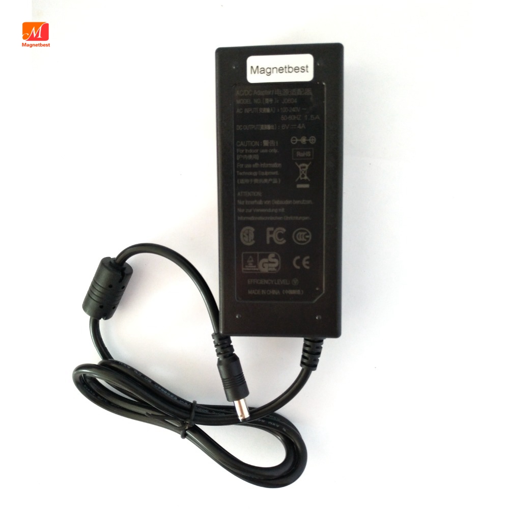 6V 4A 24W AC DC Adaptor With IC Chip Power Supply Adpater 6V4A Charger Transformer DC 5.5*2.5mm