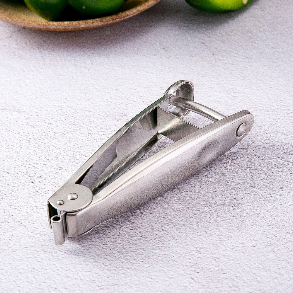 Stainless Steel Cherry Pitter Easy Red Dates Olives Seed Corer Pitter Remover Squeeze Stone Picker Kitchen Tool Gadget