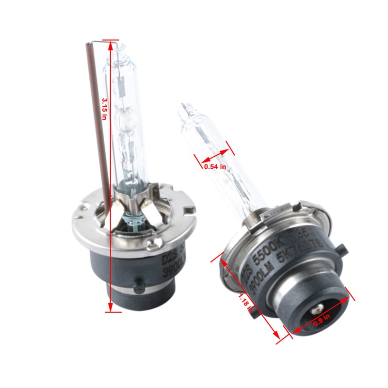 Lámpara de xenón HID de , 3800LM, arranque rápido, UV, superbrillante, , D2S D2R D4S D4R D2 D4 5500k, bombillas de faro delantero de coche