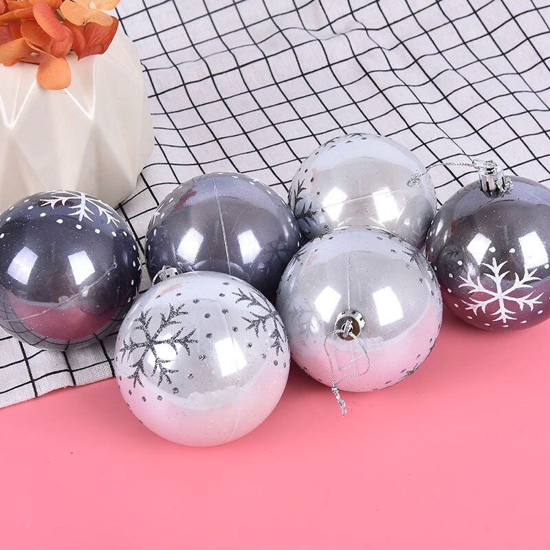Ochine 6Pcs Chistmas Football Xmas Balls Spots Ball Theme