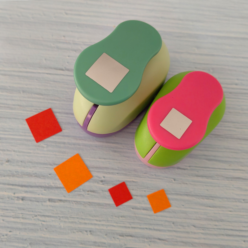 11mm 18mm Square shape EVA foam punches paper punch for greeting card handmade DIY scrapbooking craft punch machine